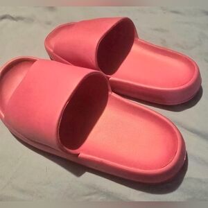 Shein Women's Pink Slide Slippers